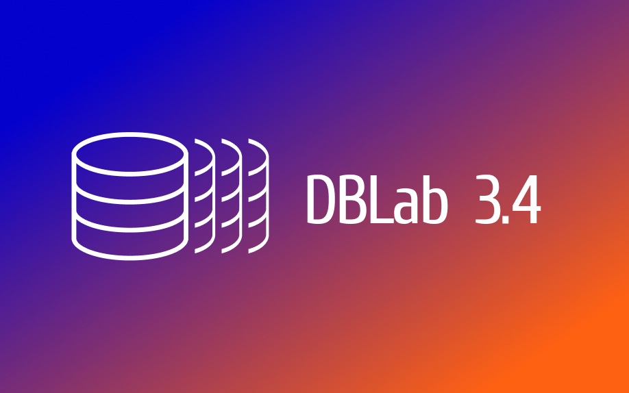 DBLab Engine 3.4: new name, SE installer, and lots of improvements